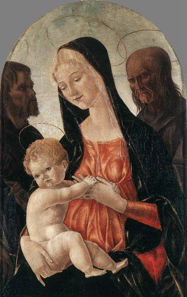 Madonna and Child with two Saints